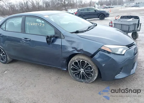 2016 Toyota Corolla Le из США, поврежденный, VIN 5YFBURHE8GP486834